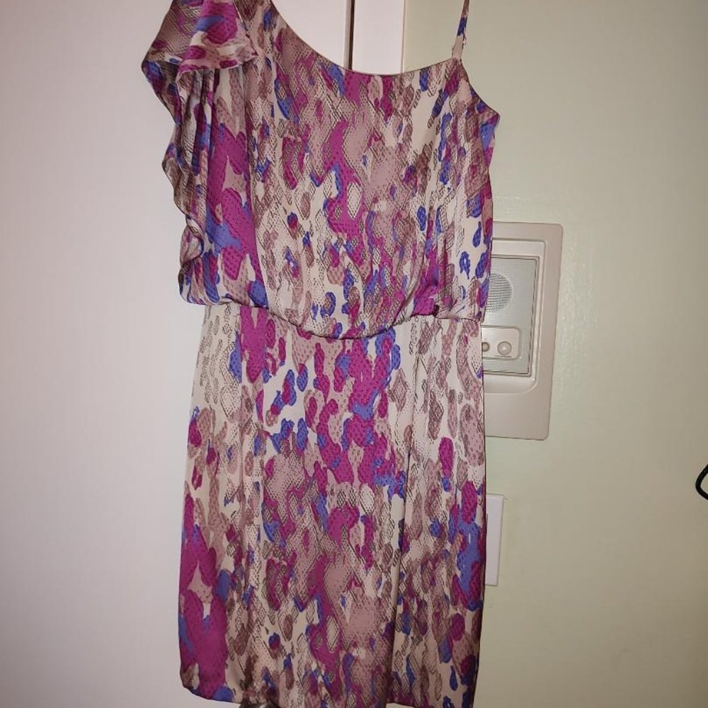 Tri color mini dress